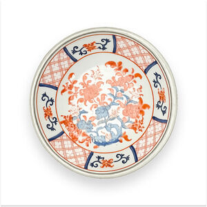 Antique Japanese Imari Arita Porcelain Bowl 6" Meiji Fukagawa Signed Hand Paint